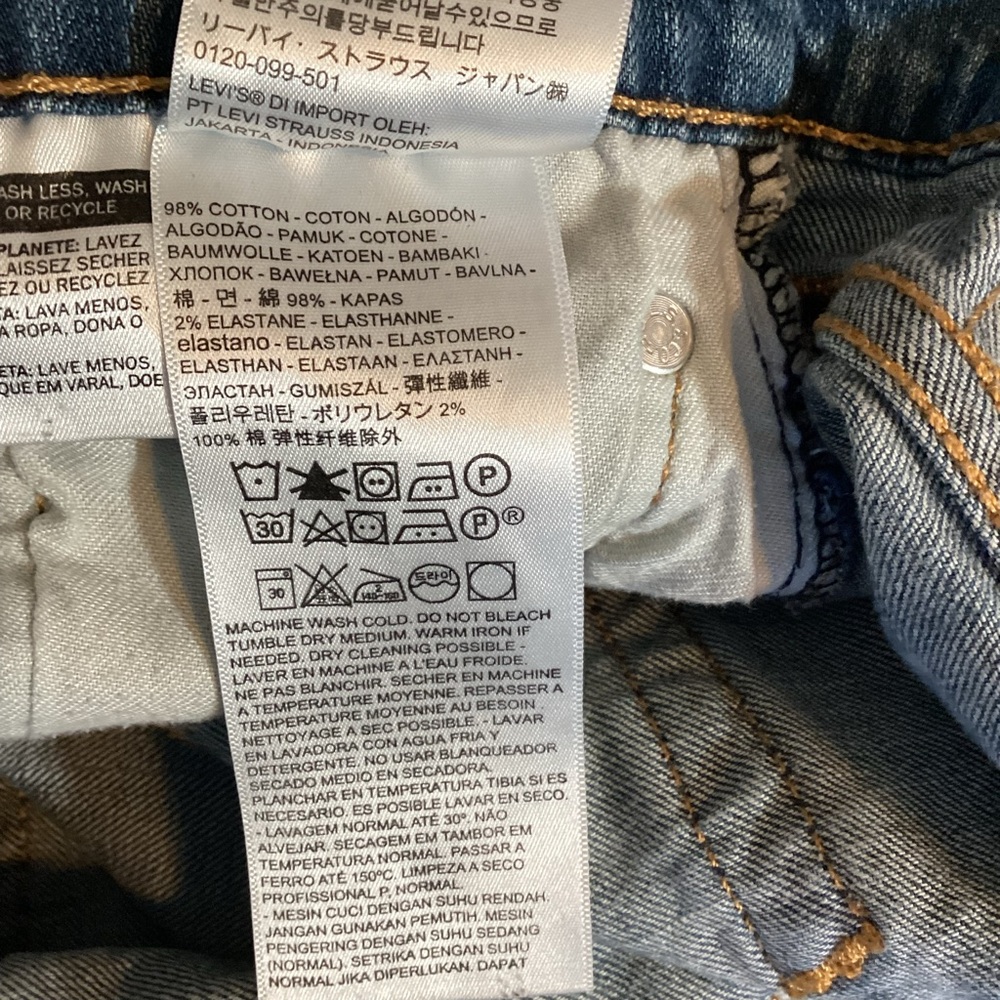 Levi Strauss & Co 505 Denim Jeans Size W32 L 32 - Picture 9 of 9